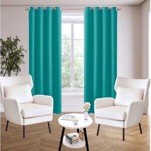 Blue Curtains with Grommet Top for Stylish Accents